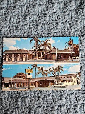 Villa Nova Motel Postcard St Petersburg FL